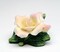 Ceramic Mini Peace Rose Flower Figurine, Home Decor, Gift for Her, Gift for Mom